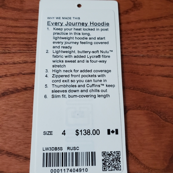 Every Journey Hoodie Rustic Coral (sold) - Picture 9 of 9